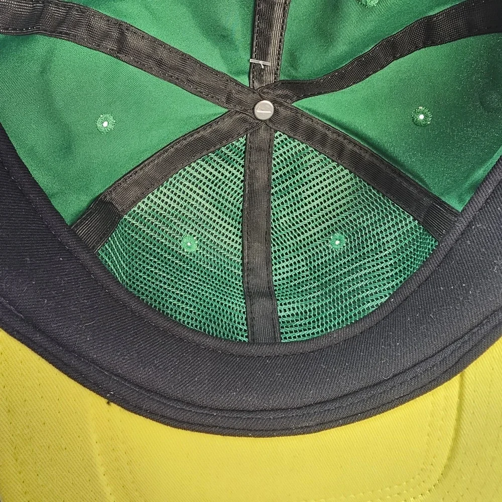 Nike *RARE*‎ Oregon Fighting Ducks Textured Bill Snapback Hat FA16 Green Yellow